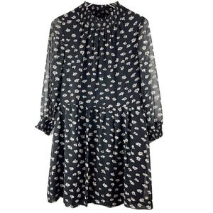 Madewell Mistlight Mockneck Dress in‎ Seattle Floral Size S
